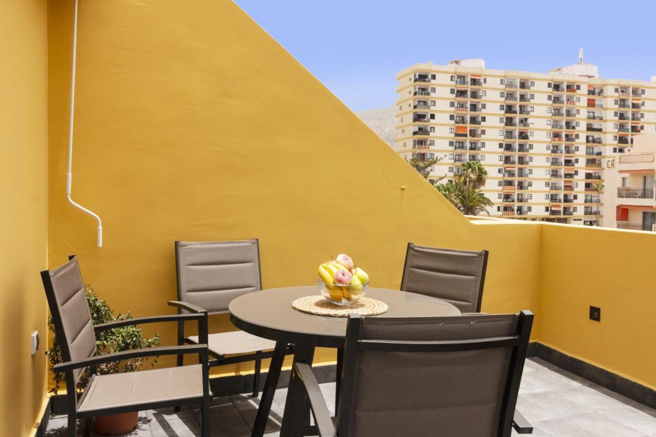 Homeforguest Atico Cecilia Con Vistas Al Mar En Los Cristianos Los Cristianos  Zewnętrze zdjęcie